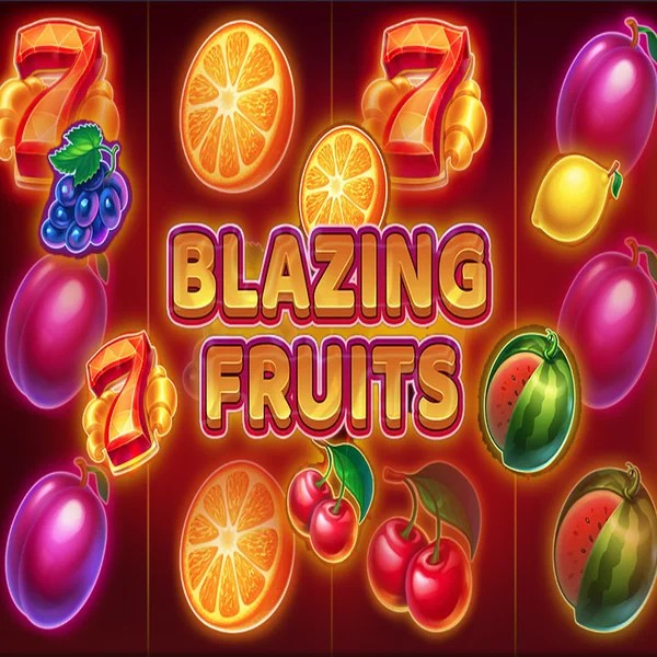 Blazing Fruits slot logo by Inbet Games at Lolo Casino