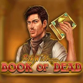 Book of Dead slot logo by Play'n GO at Lolo Casino