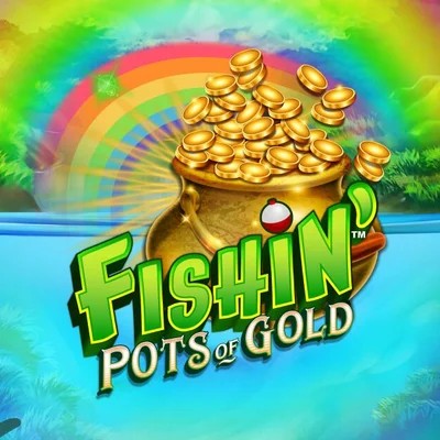 Official Slots logo: Fishin Pots Of Gold by Gameburger Studios at Lolo Casino