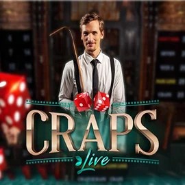 Live Craps logo by Evolution at Lolo Casino