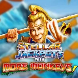 Play the Stellar Jackpots with More Monkeys slot by Lightning Box Game on Lolo Casino