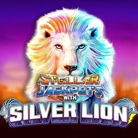 Stellar Jackpots with Silver Lion casino game by Lightning Box Game – featured logo at Lolo Casino